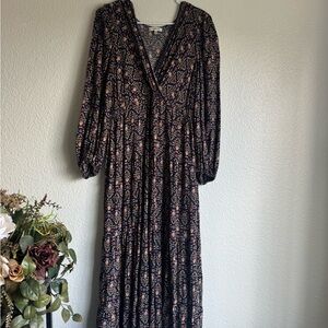 Max Studio Multicolor Long Sleeve Dress